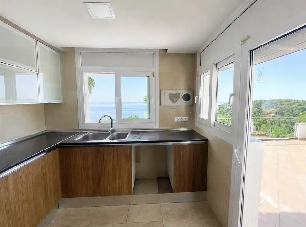 Cocina de Casa o chalet en venta en Blanes con Terraza y Piscina