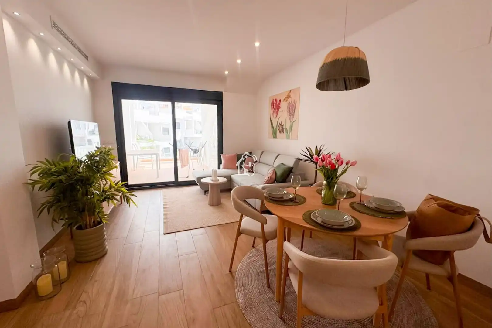 Living room of Apartments for rent in Torrevieja  with Air Conditioner, Terrace and Swimming Pool