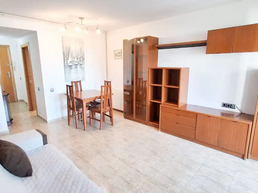 Sala de estar de Piso en venta en Sant Pol de Mar con Piscina