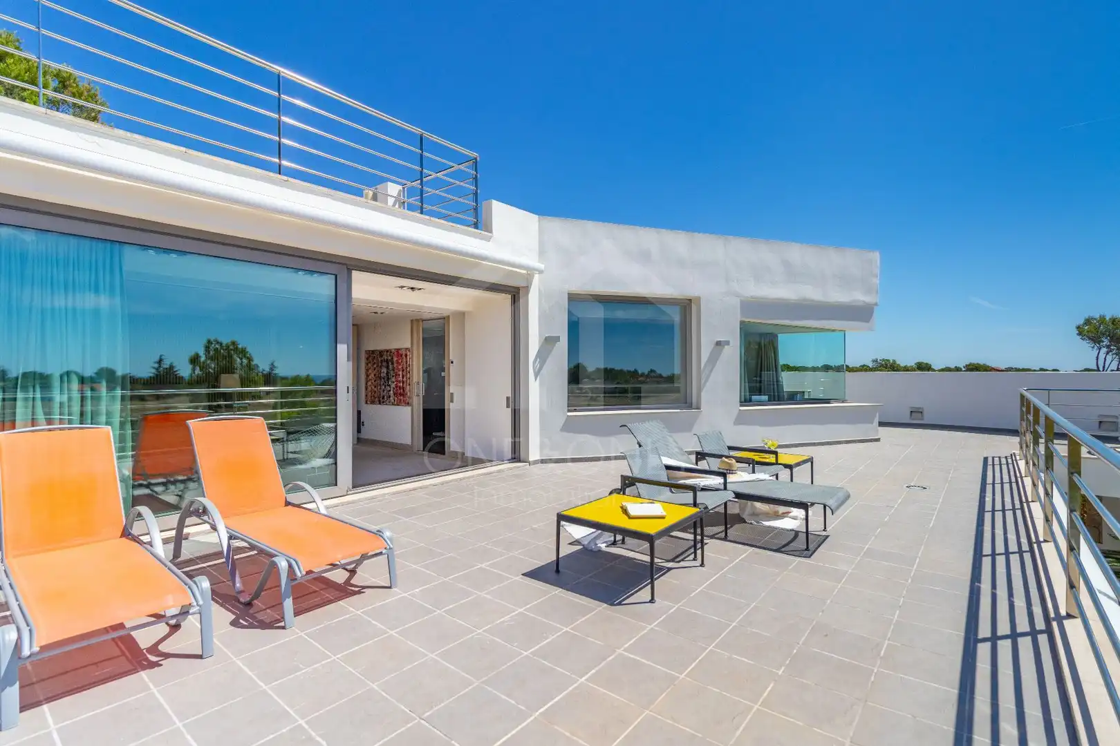 Terraza de Casa o chalet en venta en Mont-roig del Camp con Aire acondicionado, Calefacción y Jardín privado