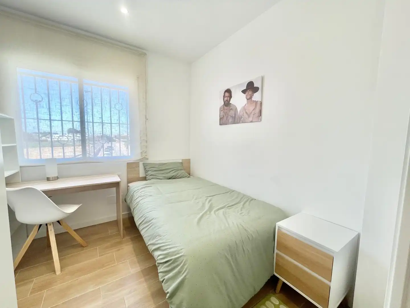 Dormitori de Casa o xalet de lloguer en San Javier amb Aire condicionat, Moblat i Rentadora