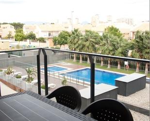 Swimming pool of Flat to rent in El Campello  with Air Conditioner, Heating and Terrace