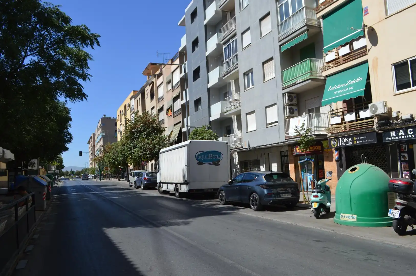 Exterior view of Flat for rent in Granada  with Air Conditioner, Furnished and Balcony