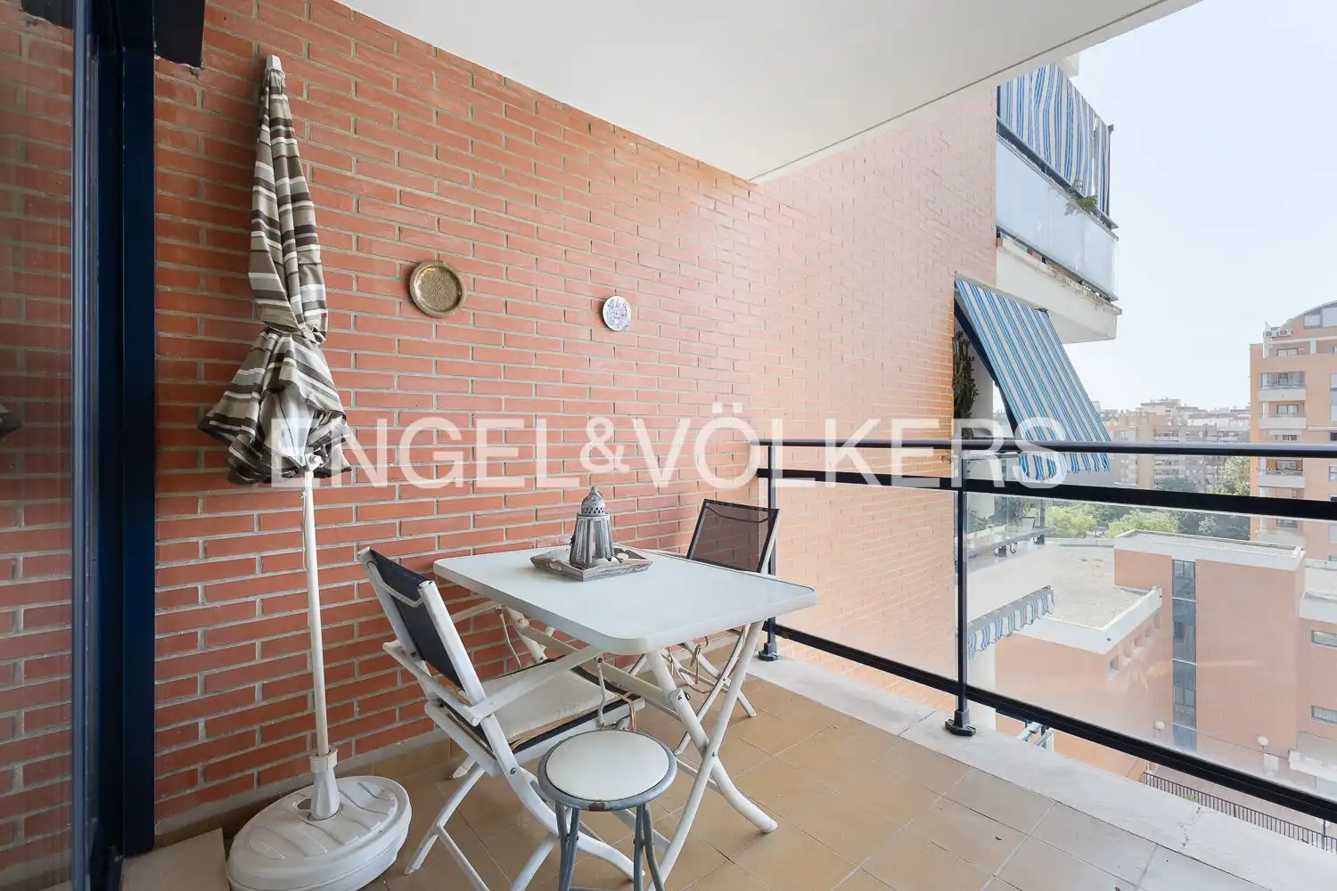 Terraza de Piso de alquiler en Valencia con Aire acondicionado, Calefacción y Jardín privado