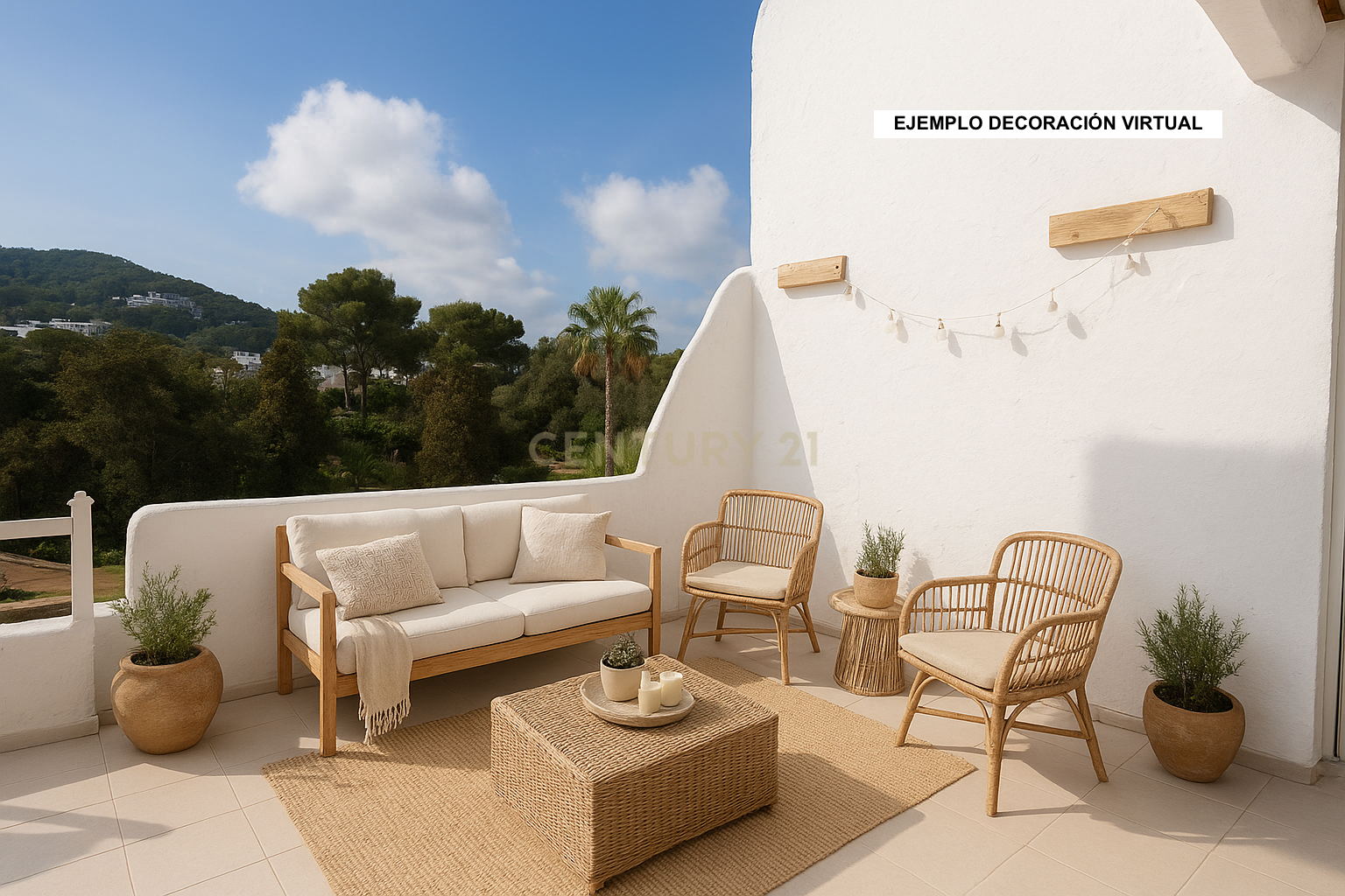 Terrace of Apartment for sale in Santa Eulària des Riu  with Air Conditioner, Washing machine and Balcony