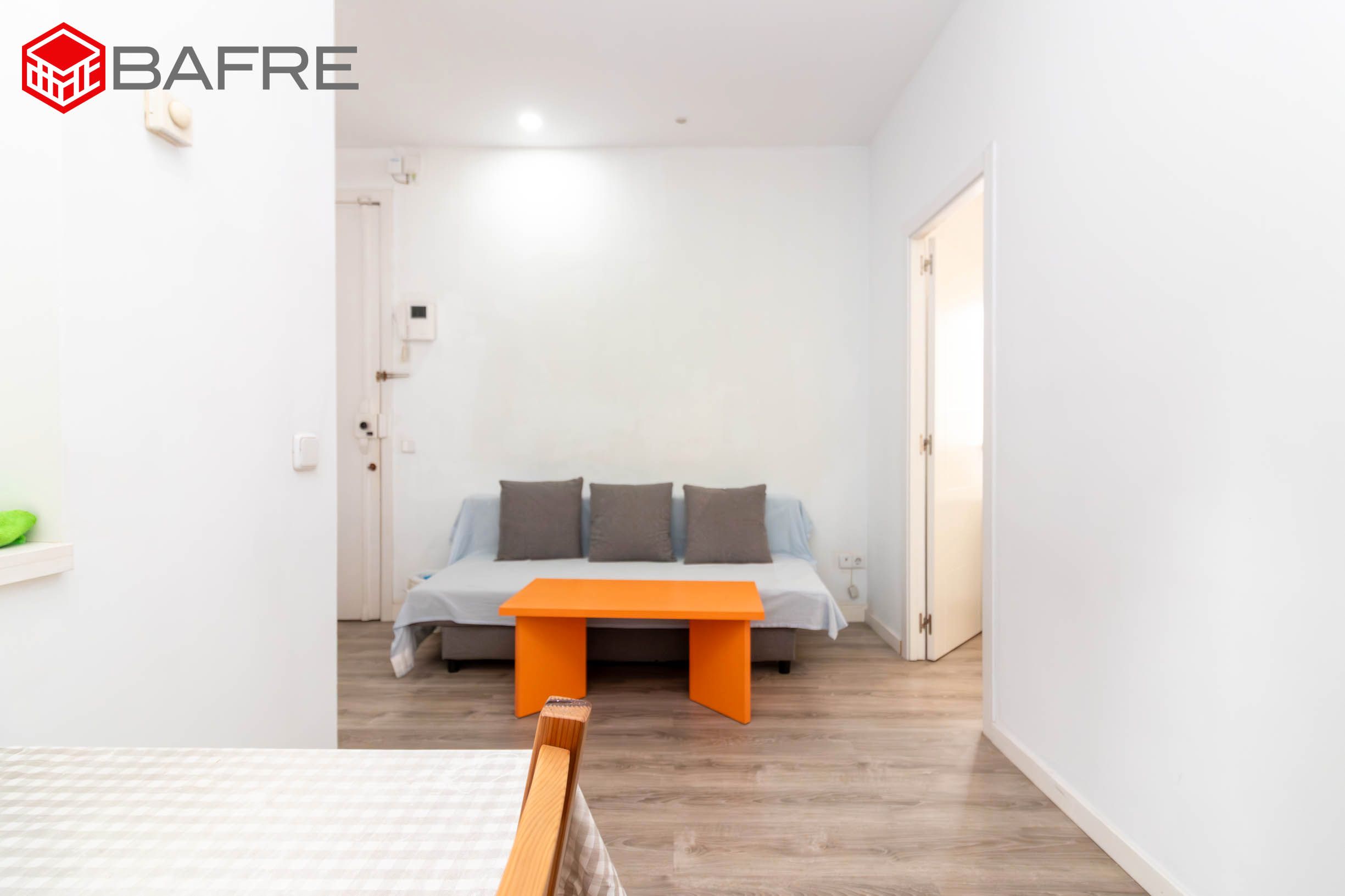Bedroom of Flat for sale in  Madrid Capital  with Air Conditioner and Parquet flooring