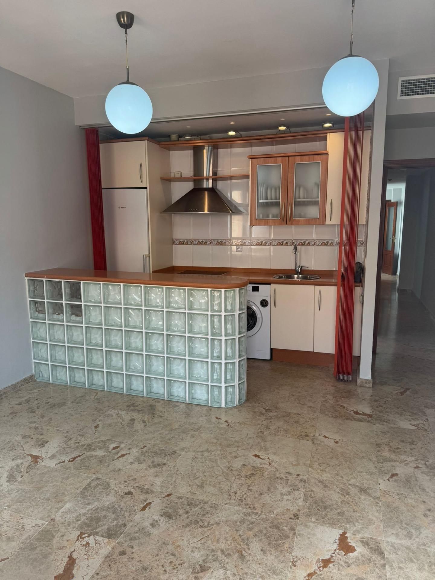 Kitchen of Flat for sale in  Huelva Capital  with Air Conditioner, Parquet flooring and Balcony