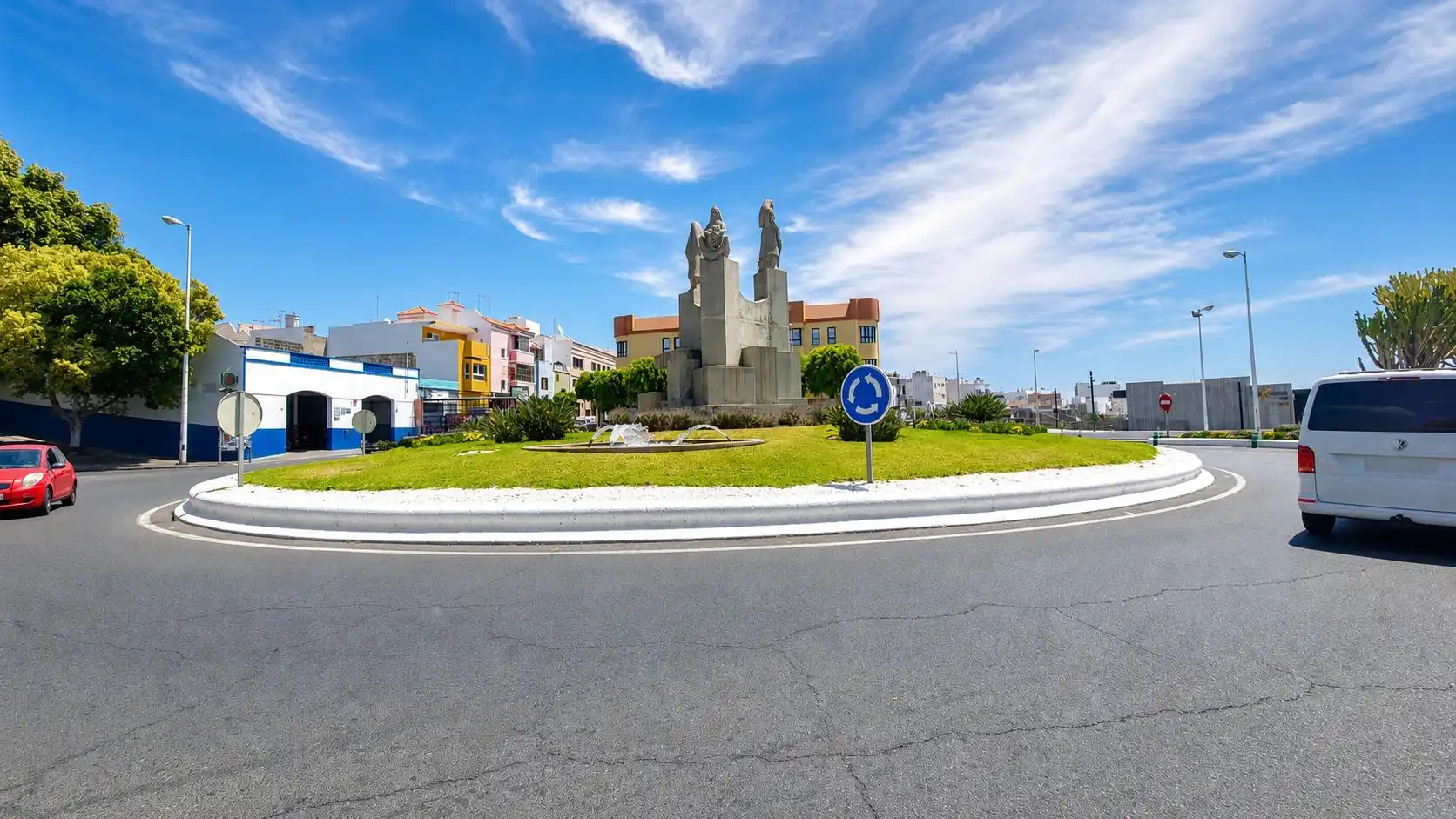 Vista exterior de Piso en venta en Telde