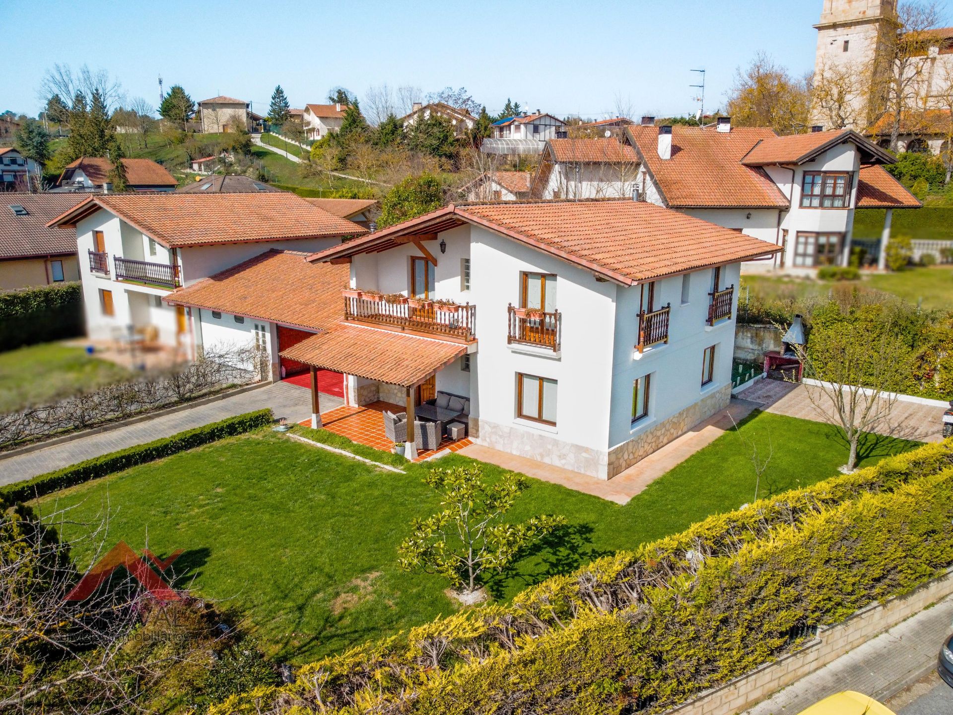 Exterior view of Houses for sale in Zigoitia  with Heating, Private garden and Parquet flooring