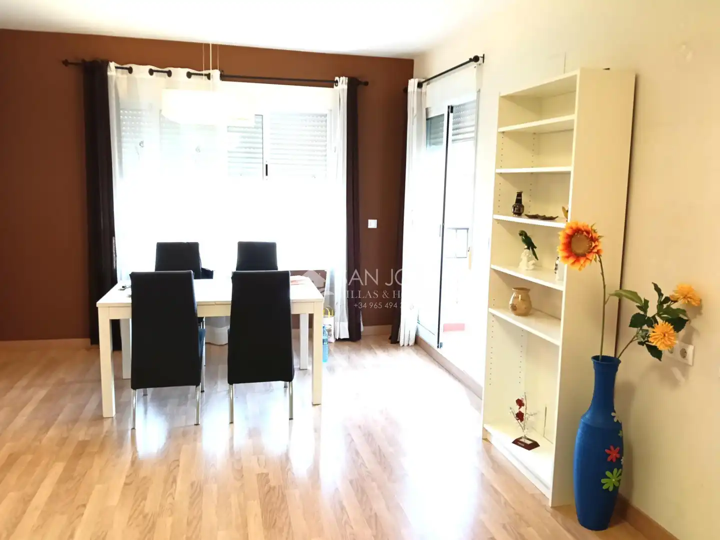 Dining room of Flat for sale in Aspe  with Heating, Terrace and Storage room