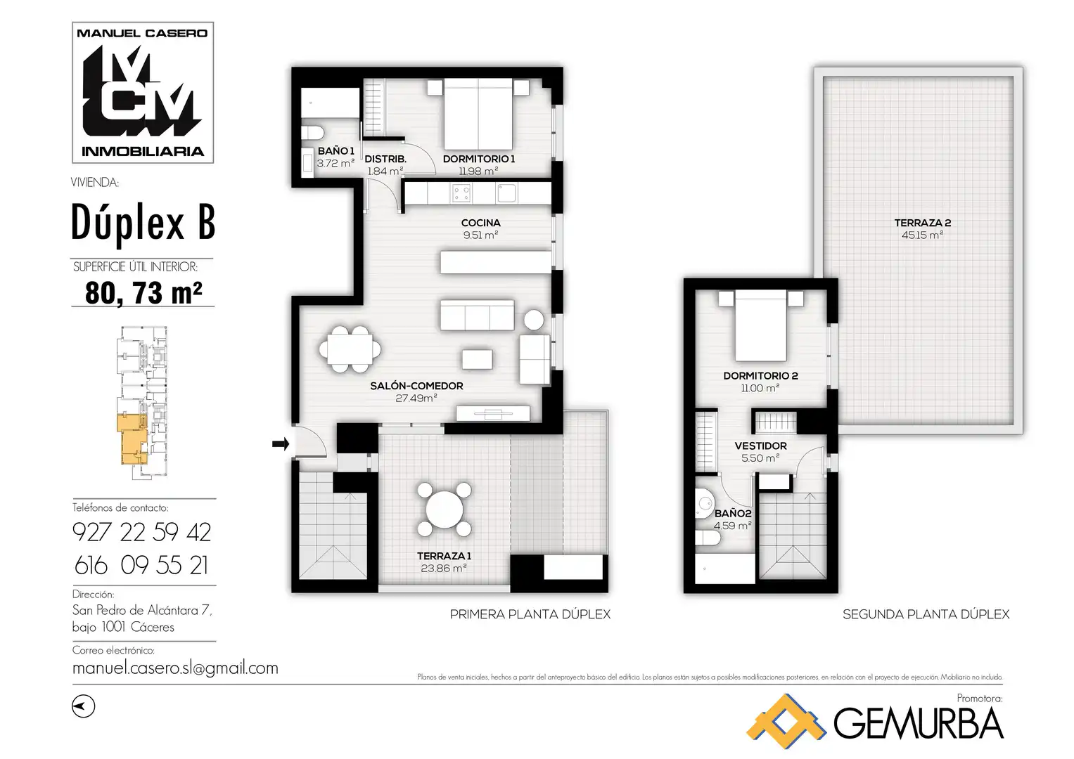Piso en venta en Nuevo Cáceres