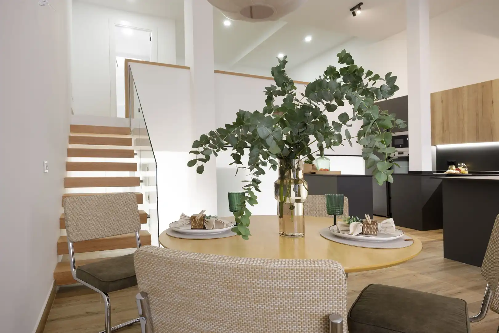 Dining room of Detached homes for sale in Madrid  with Air Conditioner, Furnished and Alarm