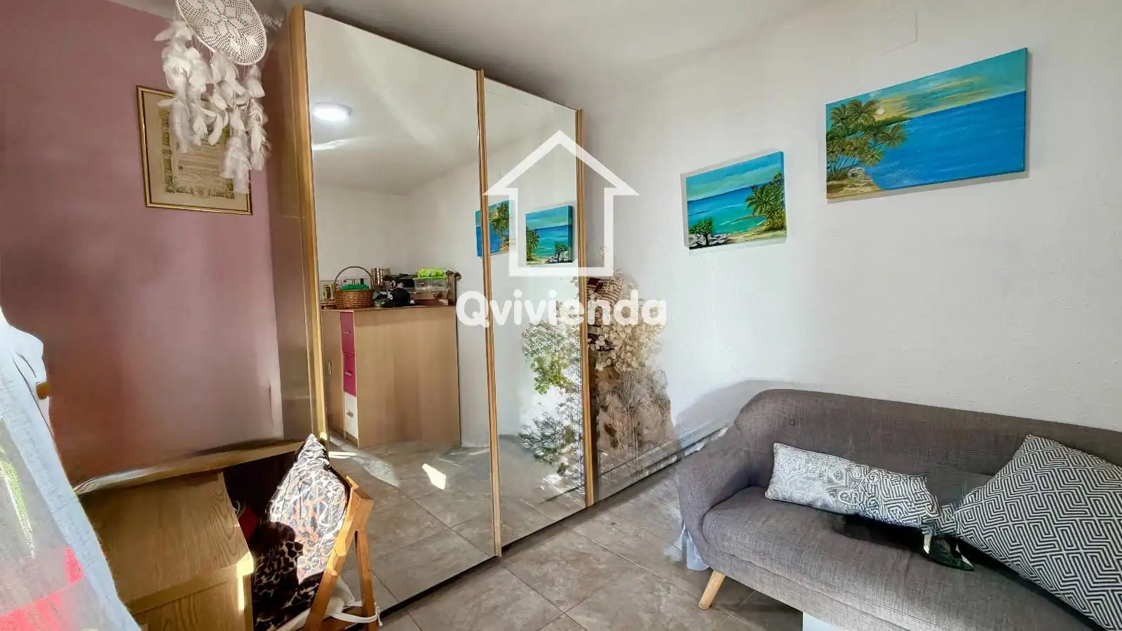 Bedroom of Flat for sale in Terrassa  with Air Conditioner, Heating and Terrace