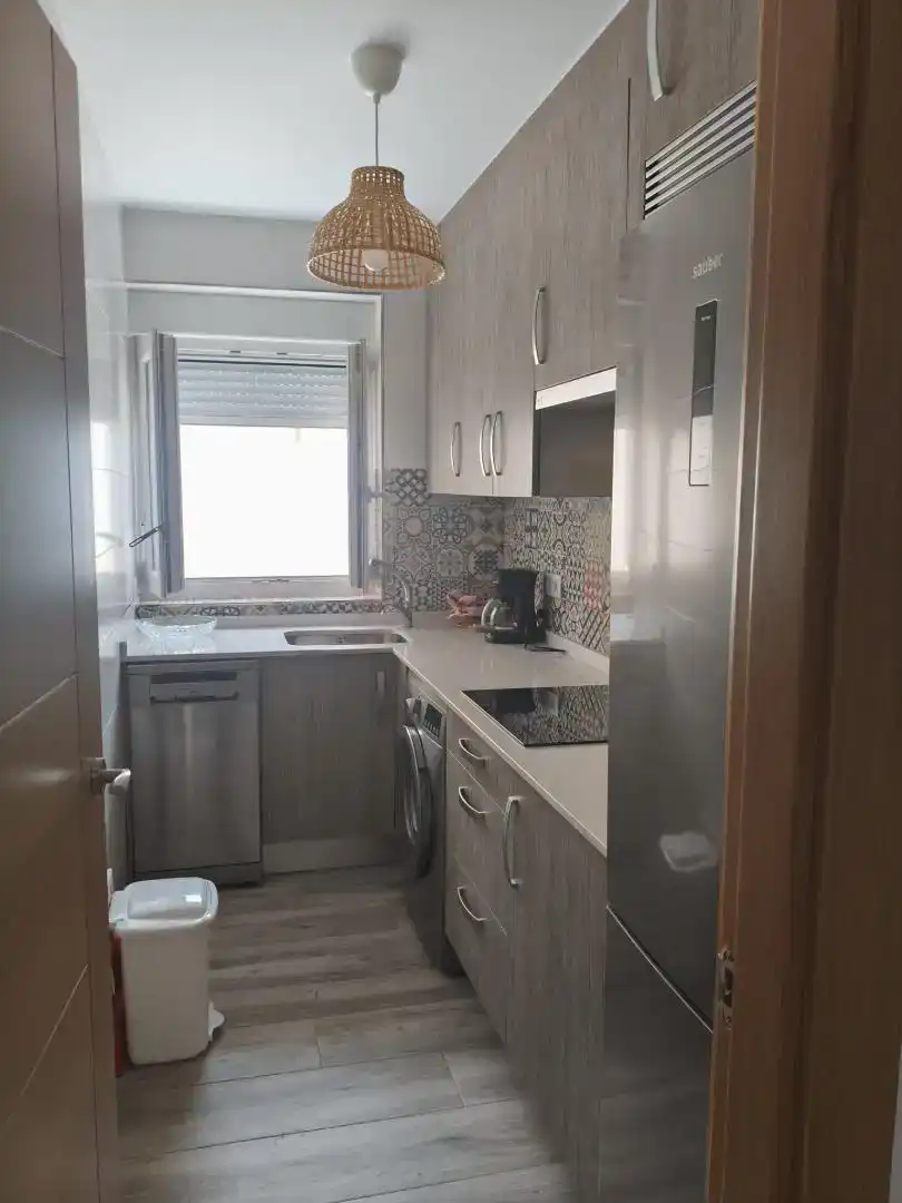 Cuina de Planta baixa en venda en Santiago de la Puebla amb Aire condicionat i Moblat