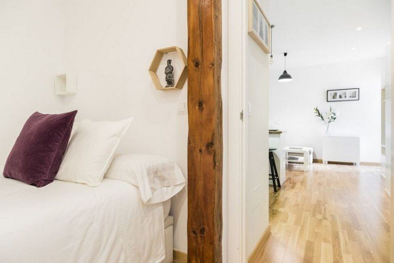 Bedroom of Flat to rent in  Barcelona Capital  with Furnished and Pets allowed