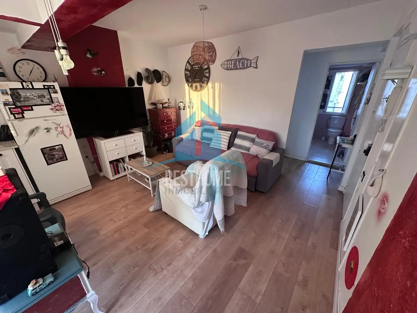 Sala de estar de Ático en venta en Sant Antoni