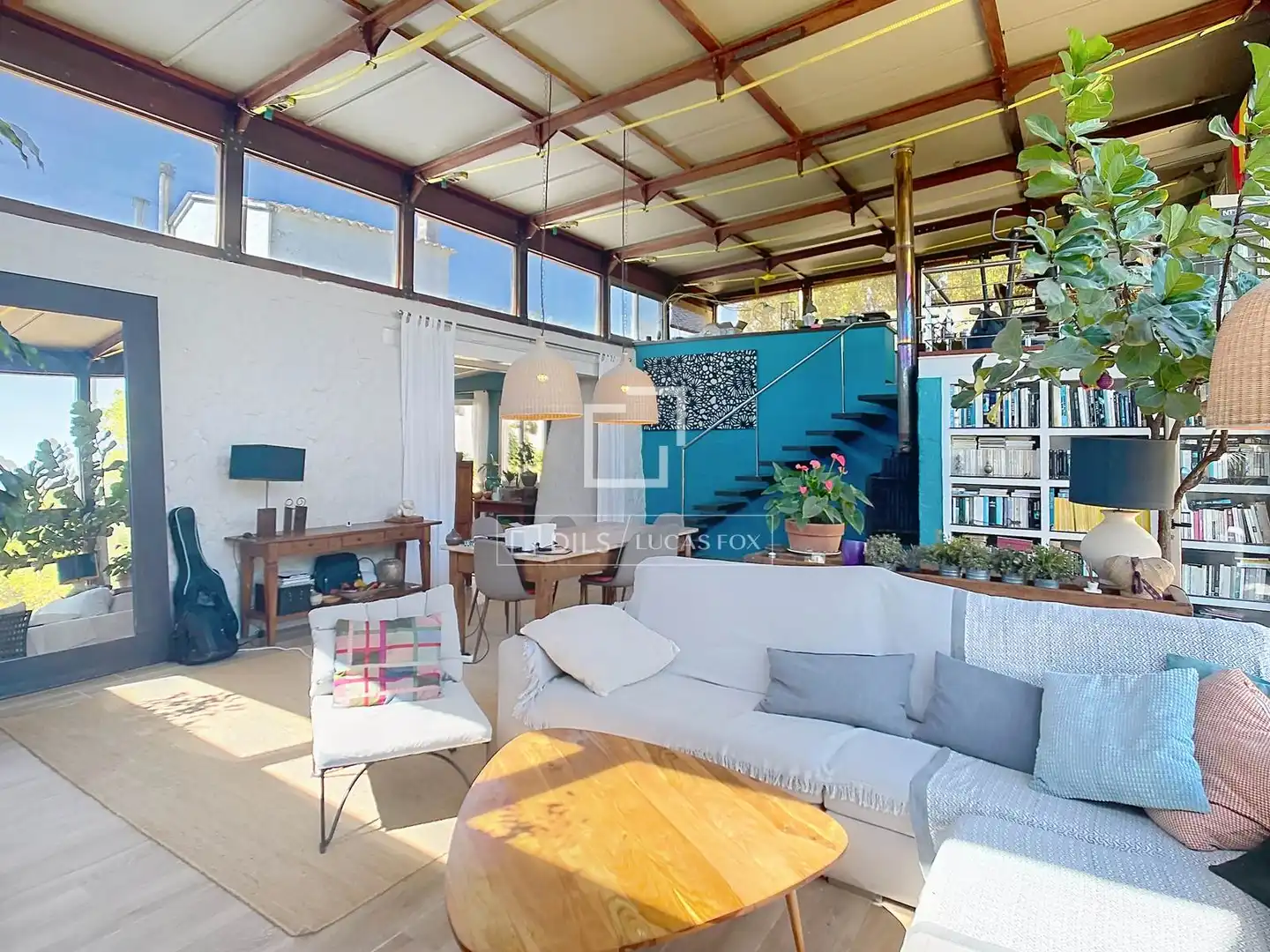 Sala de estar de Finca rústica en venta en Ciutadella de Menorca con Jardín privado, Terraza y Piscina