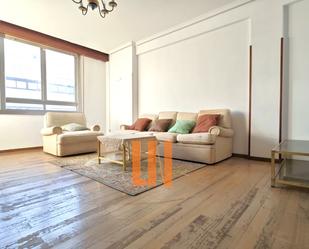 Living room of Flat for sale in A Coruña Capital   with Heating, Parquet flooring and Oven