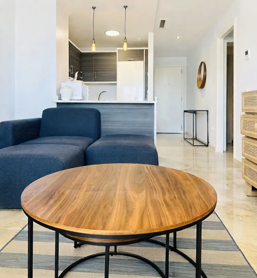 Living room of Flat for sale in Manilva  with Air Conditioner, Heating and Terrace