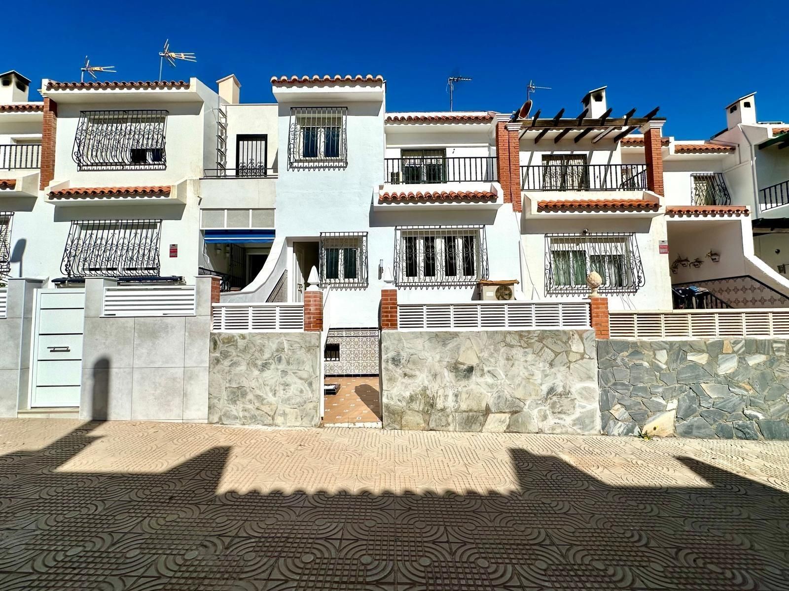 Exterior view of Duplex for sale in Roquetas de Mar  with Air Conditioner, Heating and Terrace