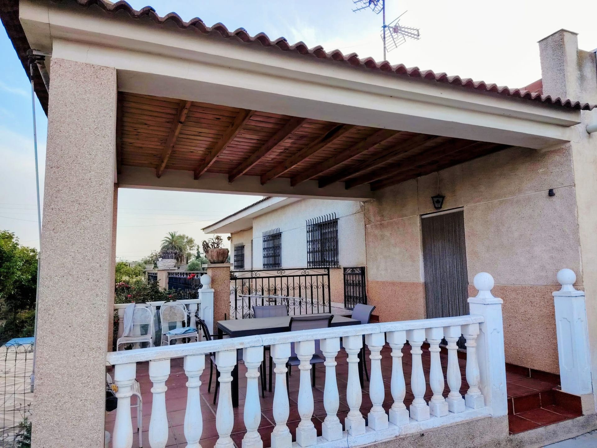 Vista exterior de Casa o xalet en venda en Lorca amb Aire condicionat, Jardí privat i Terrassa