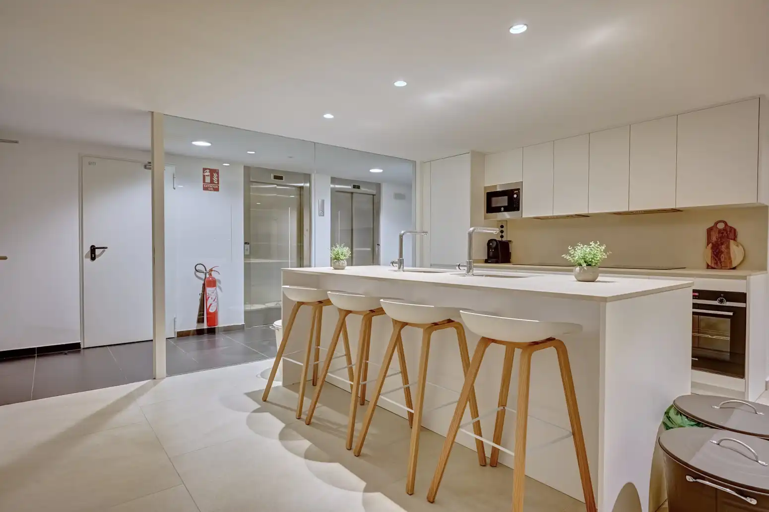 Kitchen of Flat for sale in  Pamplona / Iruña  with Heating, Terrace and Storage room