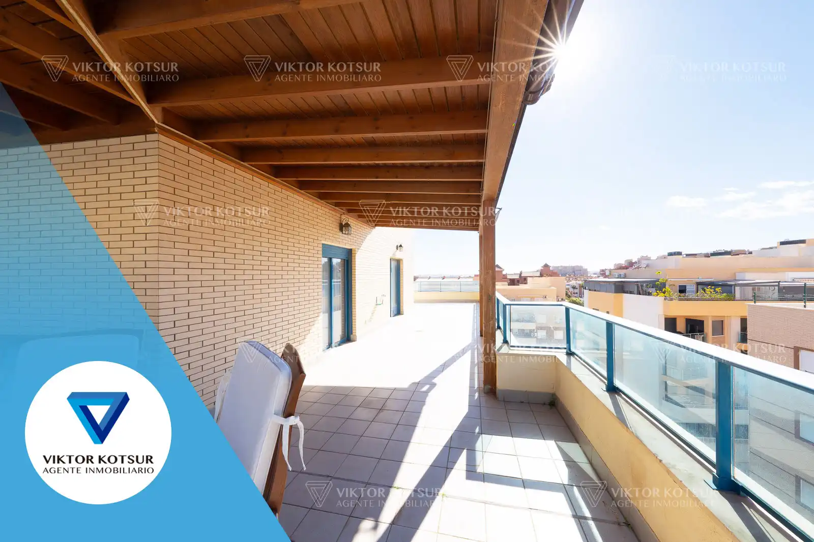 Terraza de Ático en venta en Roquetas de Mar con Aire acondicionado, Parquet y Terraza
