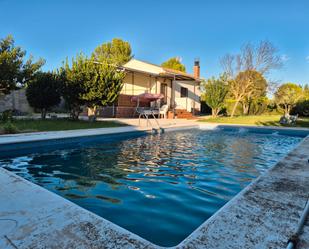 Swimming pool of Country house for sale in  Zaragoza Capital  with Terrace and Swimming Pool