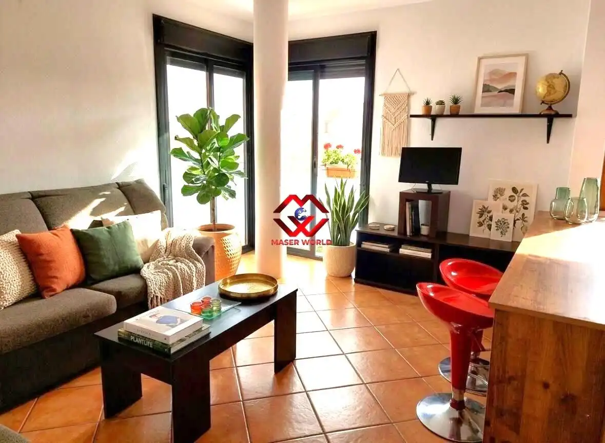 Living room of Apartments for sale in San Javier  with Air Conditioner, Storage room and Furnished