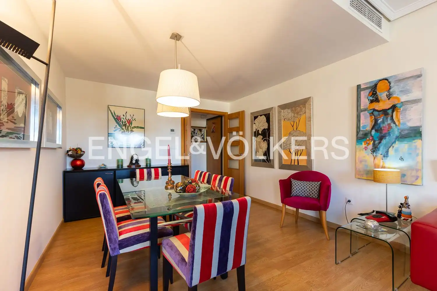 Dining room of Attic for sale in Valencia  with Air Conditioner, Heating and Terrace