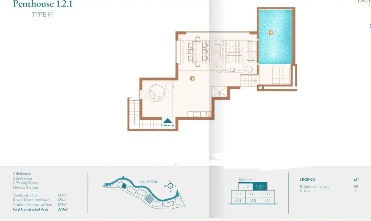 Penthouse with pool for sale in La Mairena, imagen 6