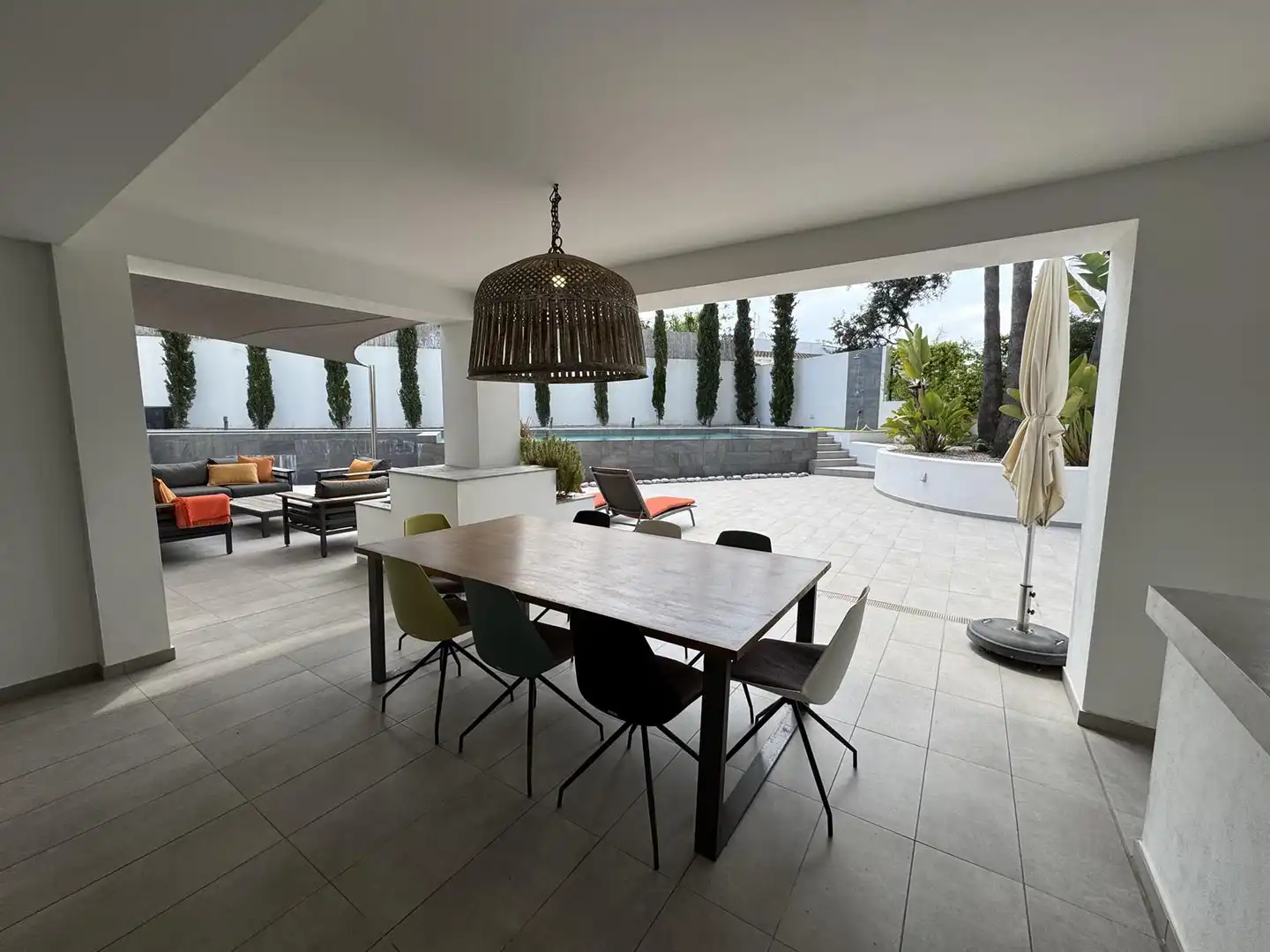 Terrace of Houses for rent in Moraira  with Air Conditioner, Heating and Private garden