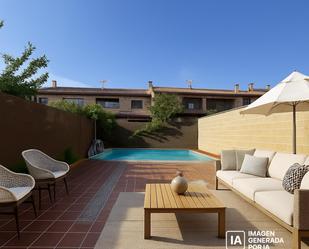 Piscina de Casa adosada en venda en Torrejón de la Calzada amb Calefacció, Jardí privat i Terrassa