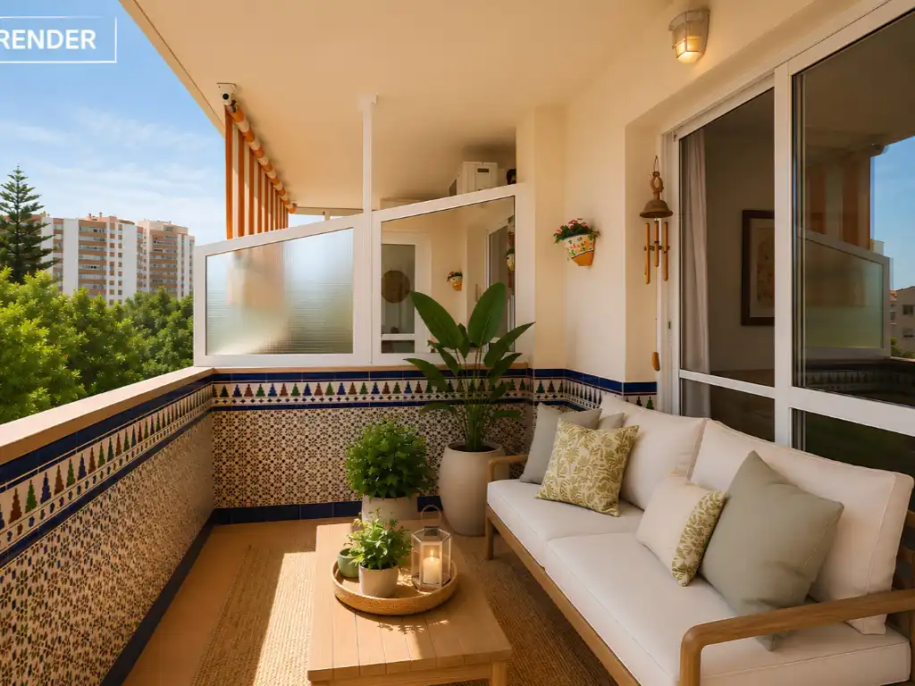 Terraza de Piso en venta en Fuengirola con Aire acondicionado, Terraza y Piscina