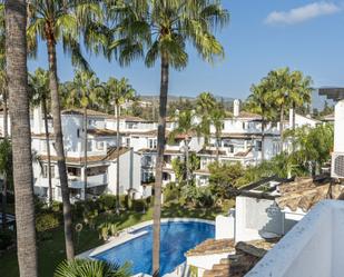 Exterior view of Attic for sale in Marbella  with Air Conditioner, Terrace and Swimming Pool