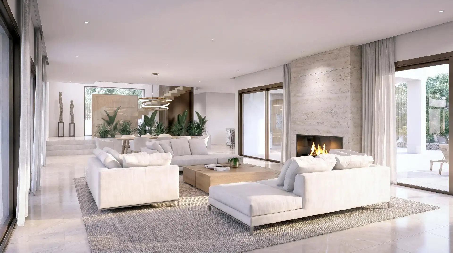 Sala d'estar de Residencial en venda en Mijas