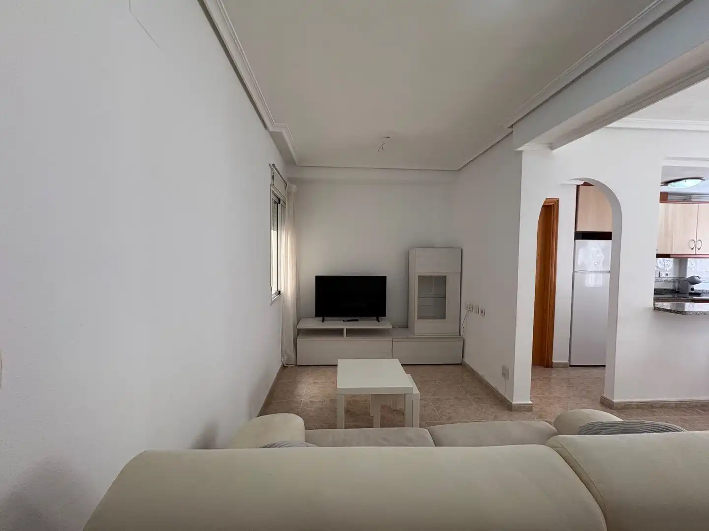 Wohnzimmer von Wohnung zur Miete in Torrevieja mit Klimaanlage, Heizung und Terrasse