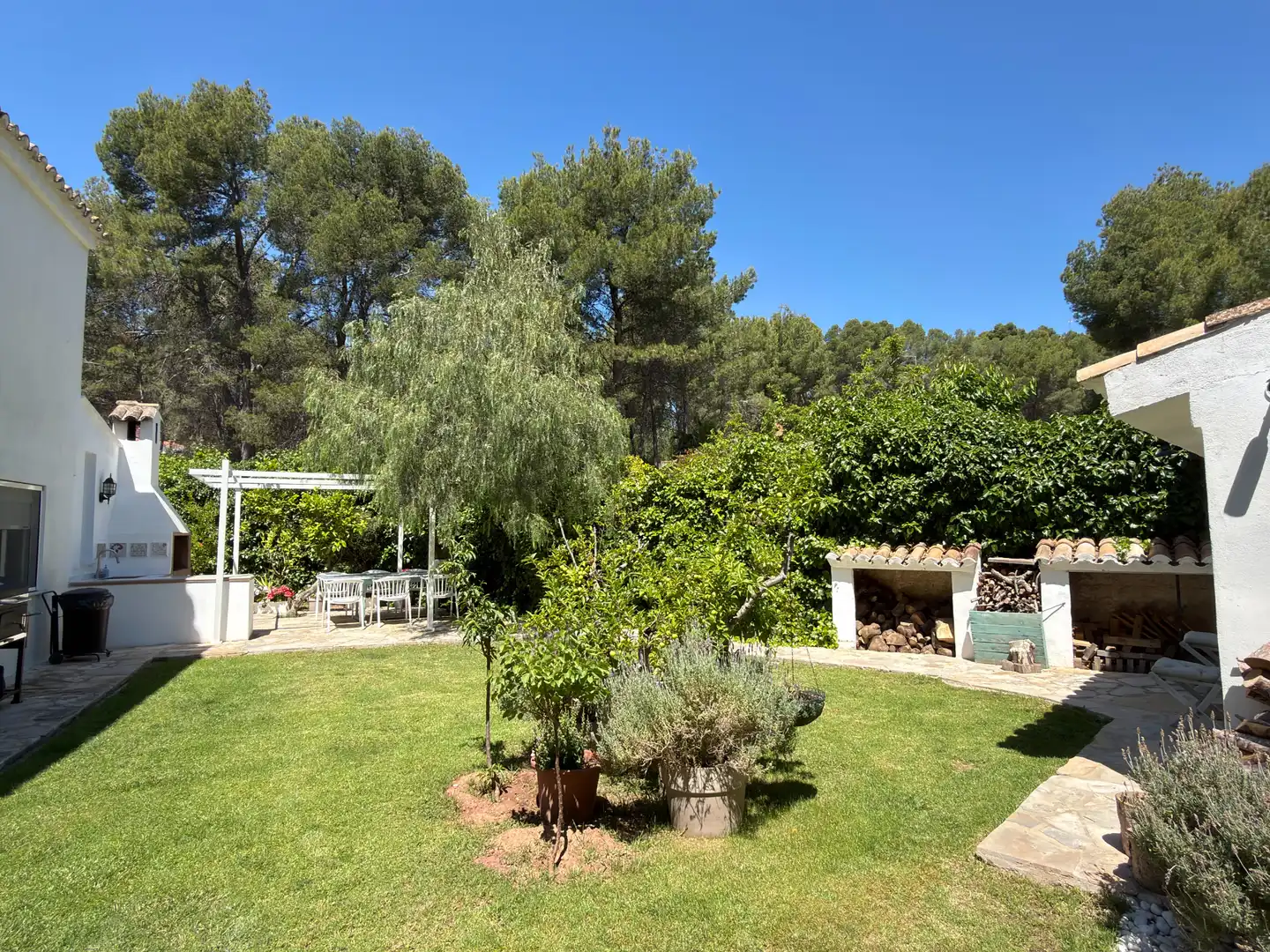 Jardí de Casa o xalet en venda en Náquera amb Aire condicionat, Jardí privat i Terrassa