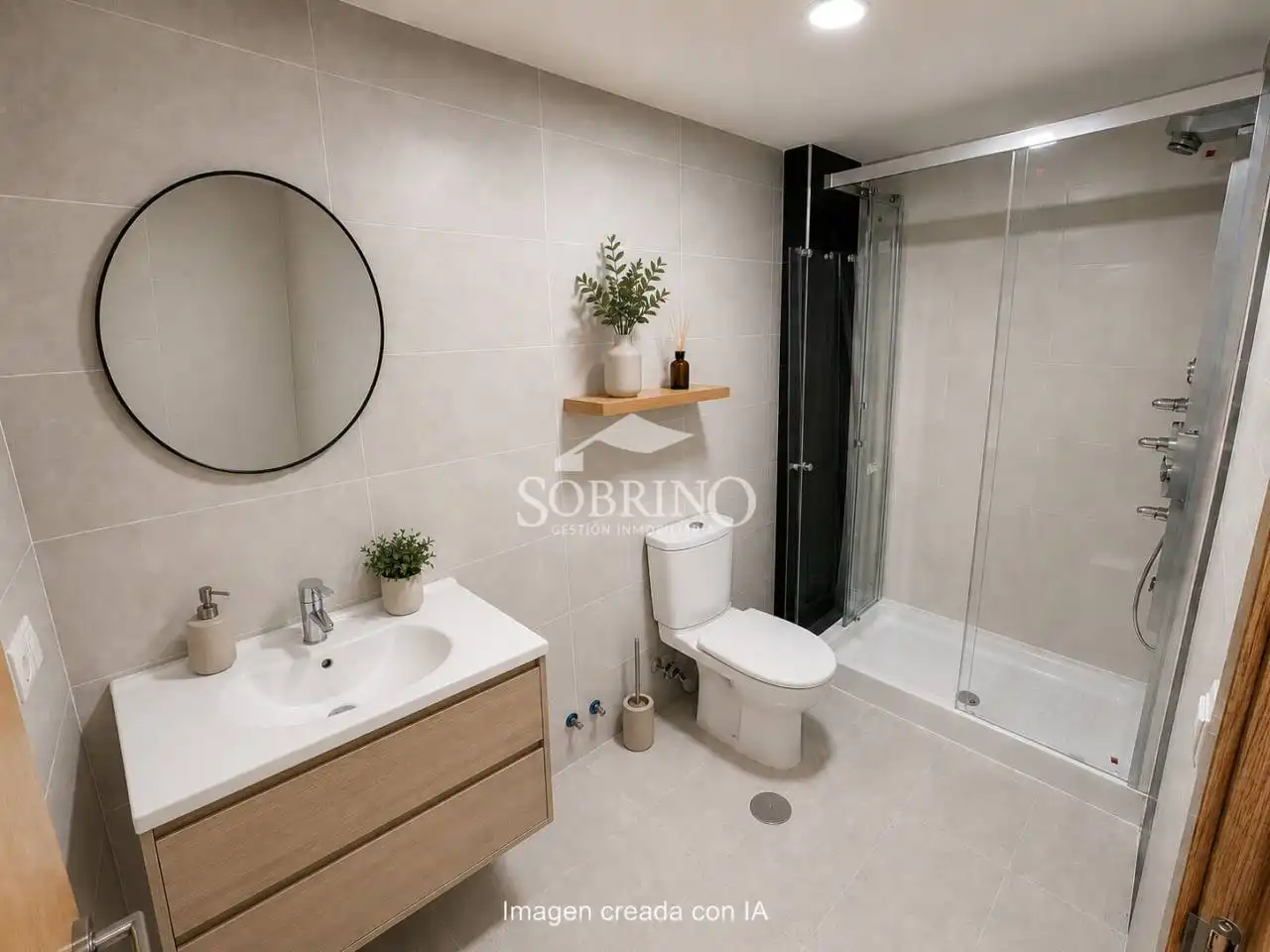 Bathroom of Flat for sale in Llanes  with Heating, Terrace and Alarm