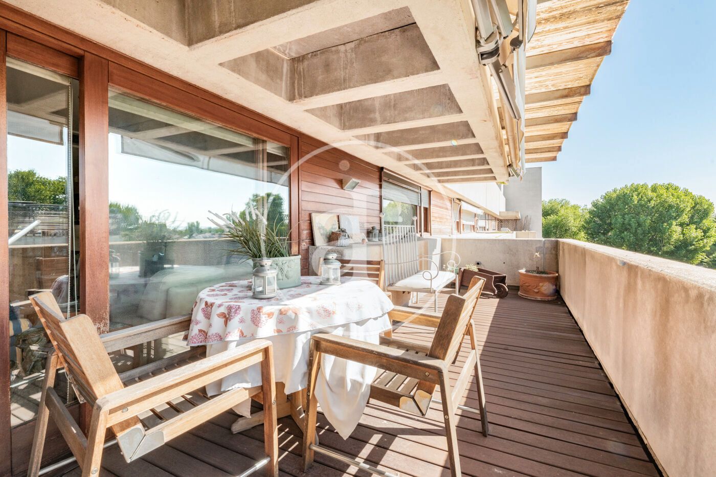 Terrace of Attic for sale in La Moraleja  with Air Conditioner, Heating and Private garden