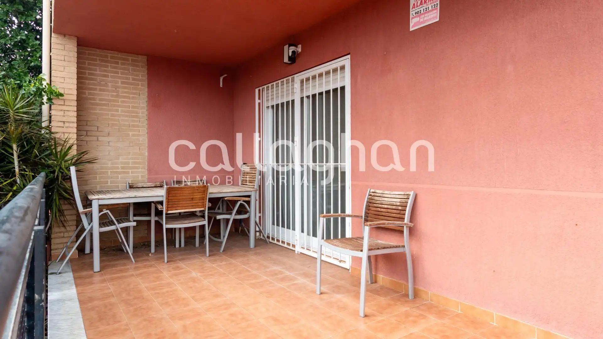 Terraza de Casa adosada en venta en El Real de Gandia con Aire acondicionado, Calefacción y Piscina