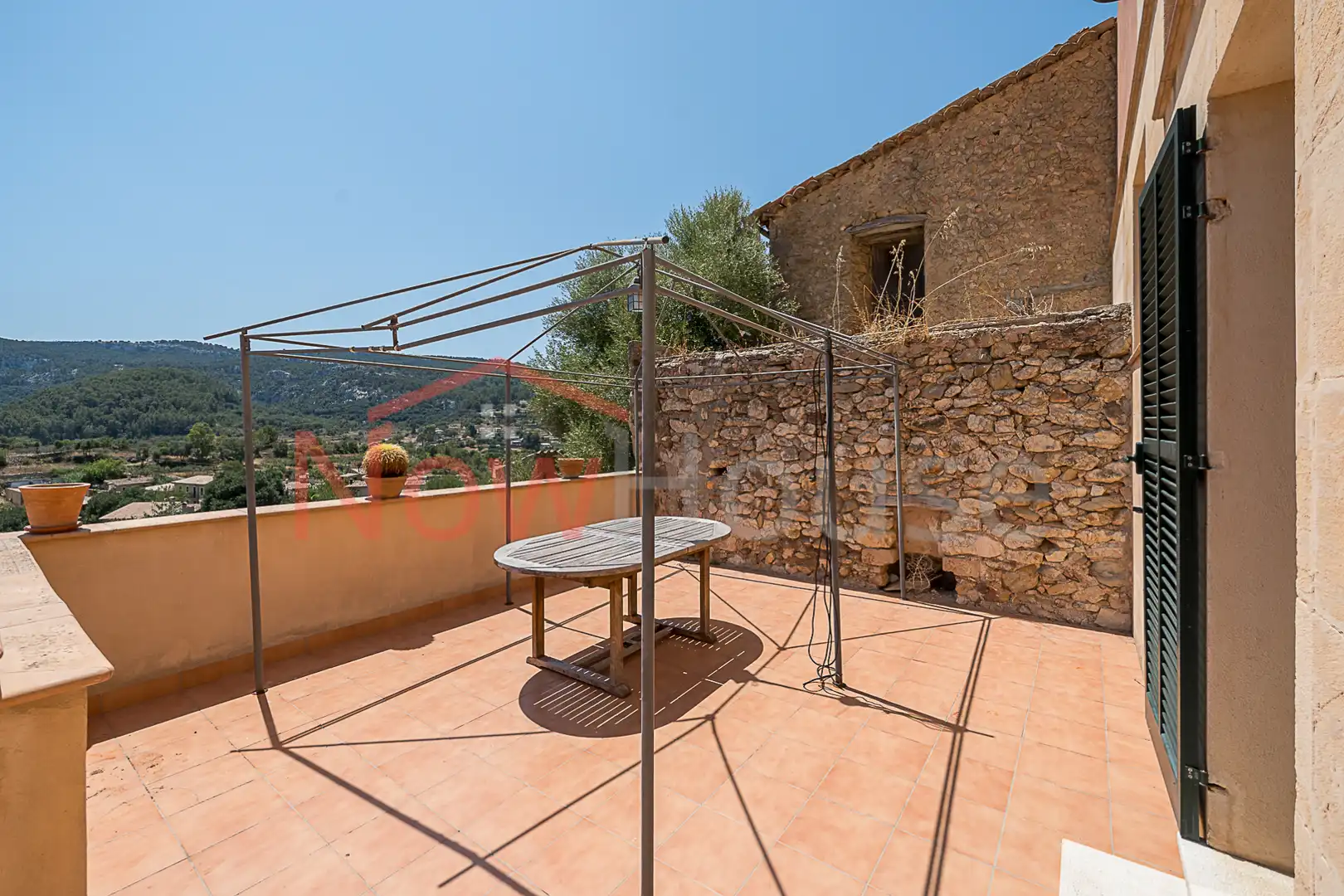 Terrassa de Casa adosada en venda en Puigpunyent amb Aire condicionat, Calefacció i Jardí privat