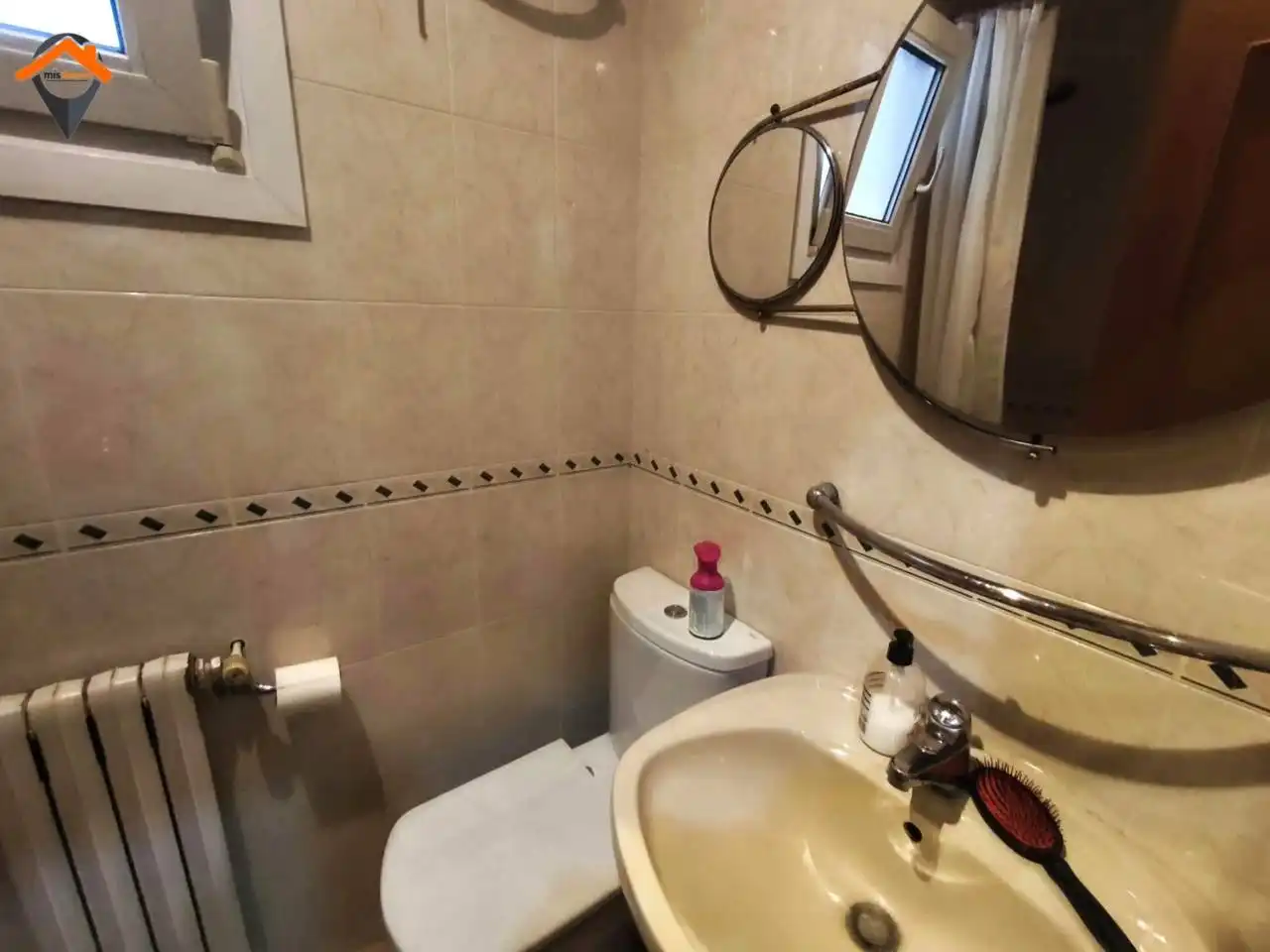 Badezimmer von Wohnung zum Verkauf in Sabadell mit Klimaanlage, Heizung und Parkett