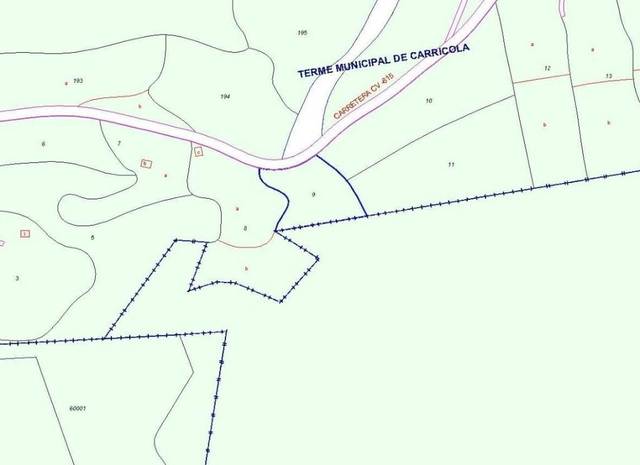 Terreno en Venta en POLIGONO 3 en Carrícola