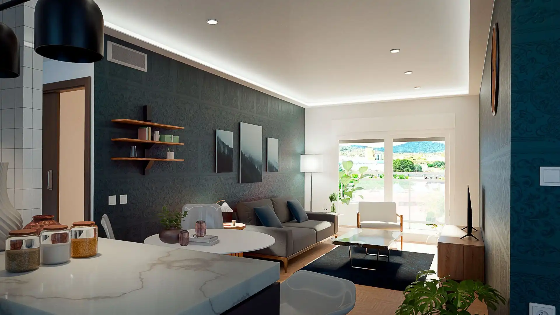 Wohnzimmer von Wohnung zum Verkauf in Tortosa