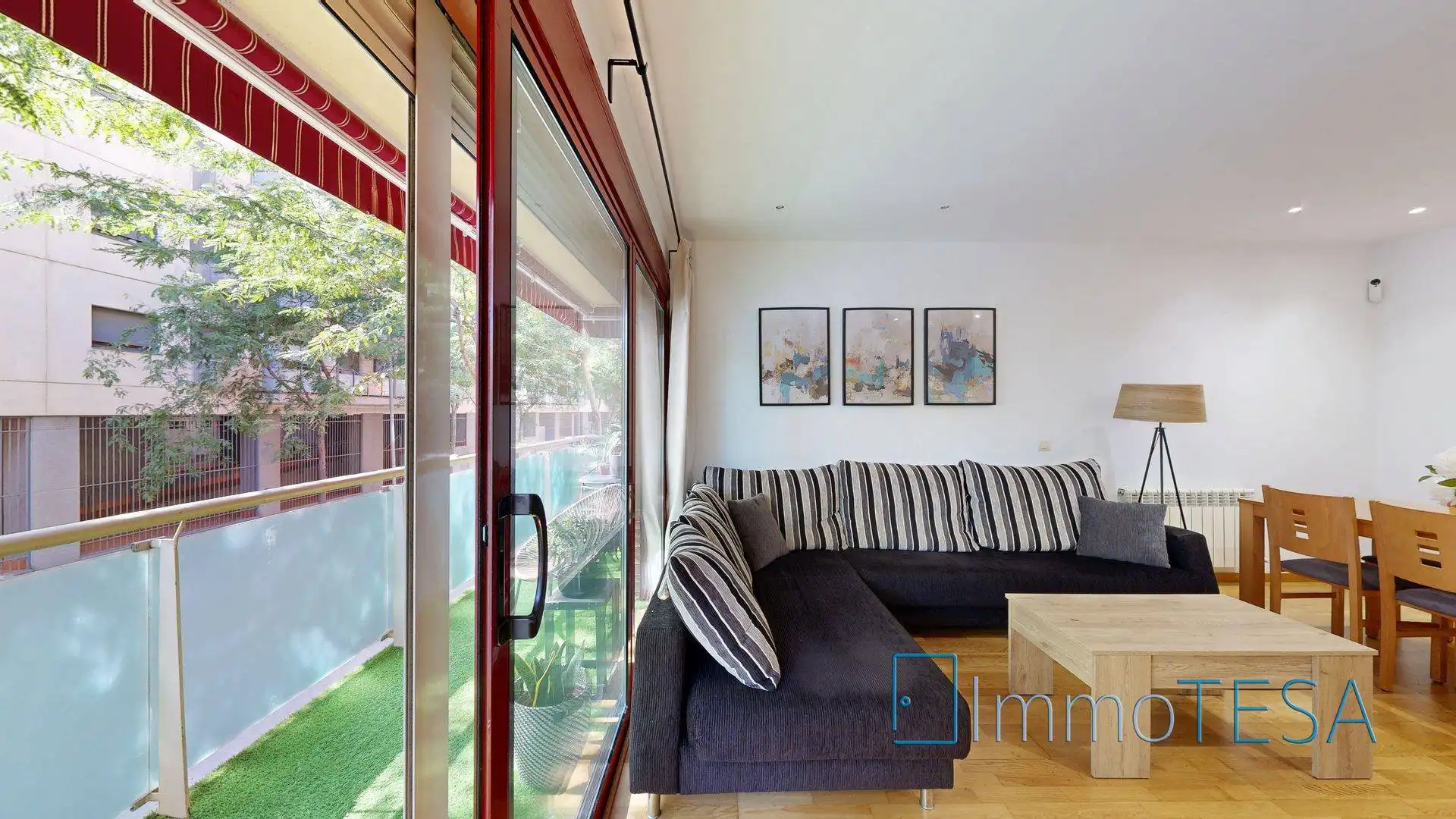 Wohnzimmer von Wohnung zum Verkauf in Barberà del Vallès mit Klimaanlage, Heizung und Parkett
