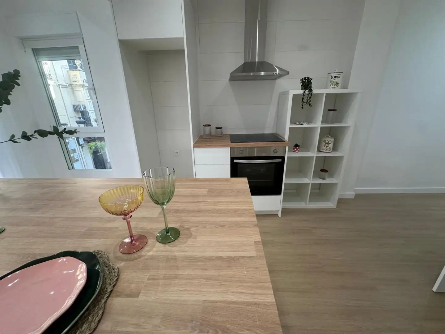 Cocina de Piso en venta en Castellón de la Plana / Castelló de la Plana con Terraza y Amueblado