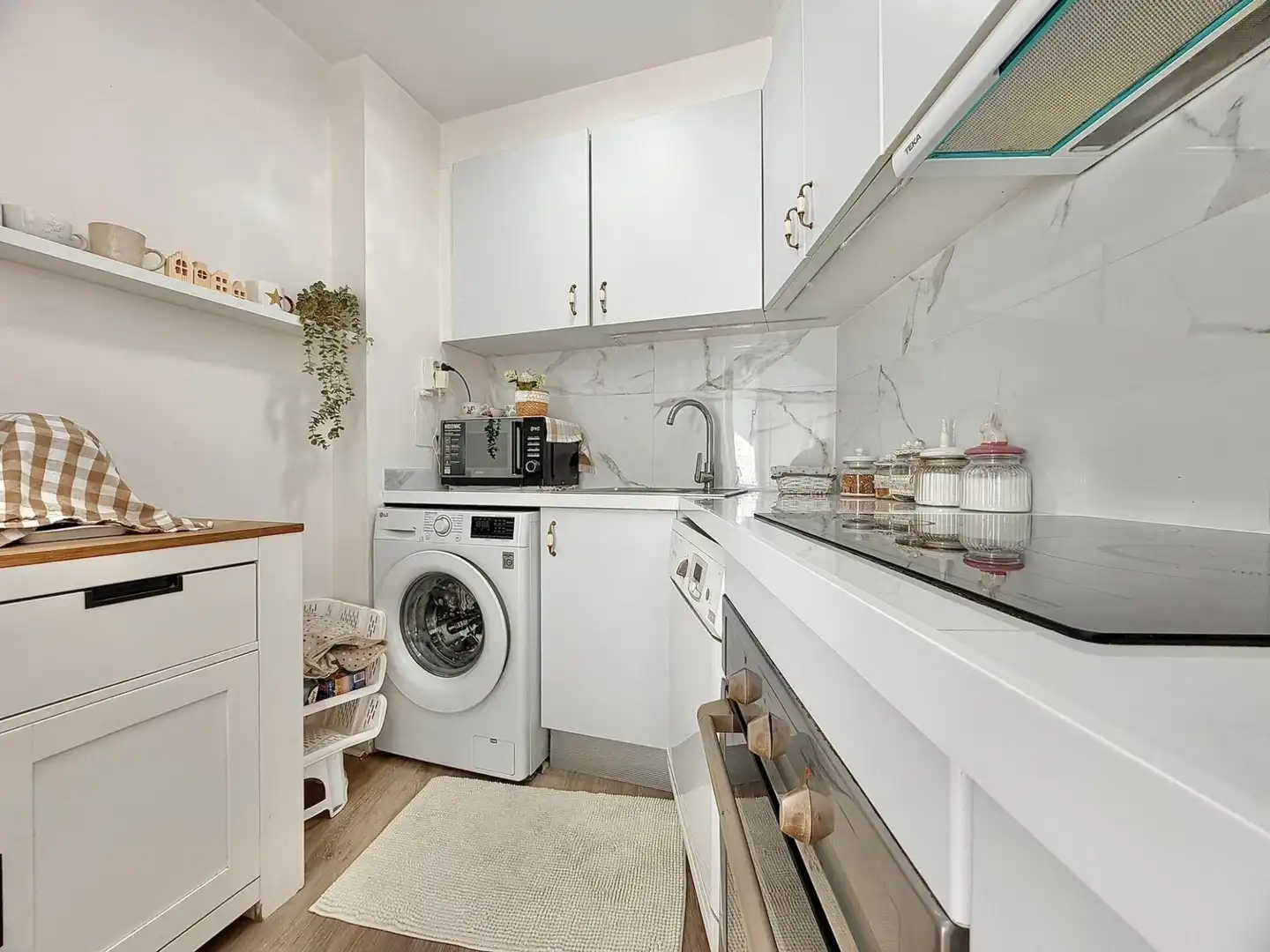 Kitchen of Flat for sale in Terrassa  with Heating, Parquet flooring and Terrace