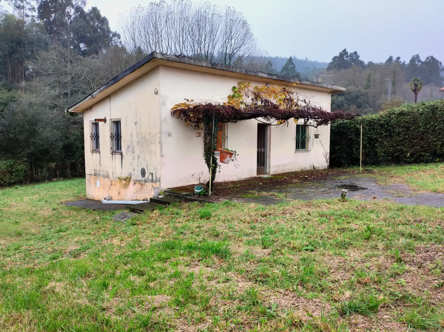 Vista exterior de Casa o xalet en venda en Carral amb Jardí privat