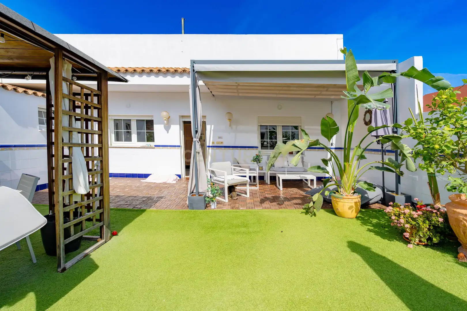 Jardín de Casa o chalet en venta en Albal con Aire acondicionado, Jardín privado y Trastero